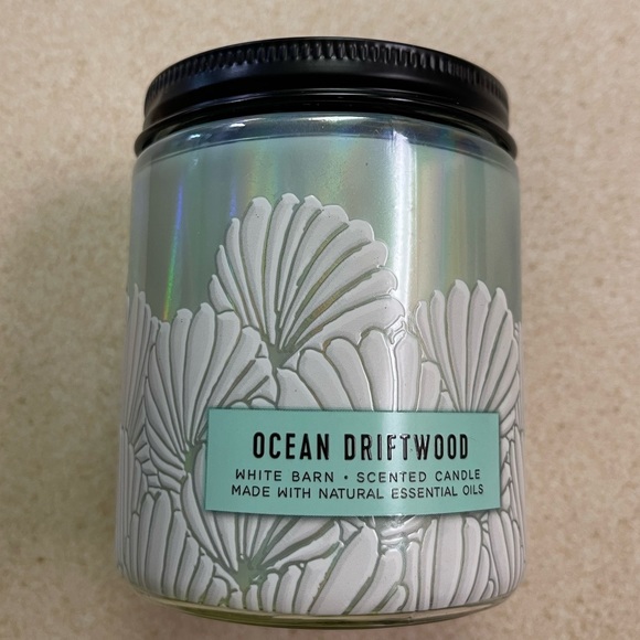 NWT Bath & Body Works Single Wick Candle OCEAN DRIFTWOOD - Picture 3 of 4